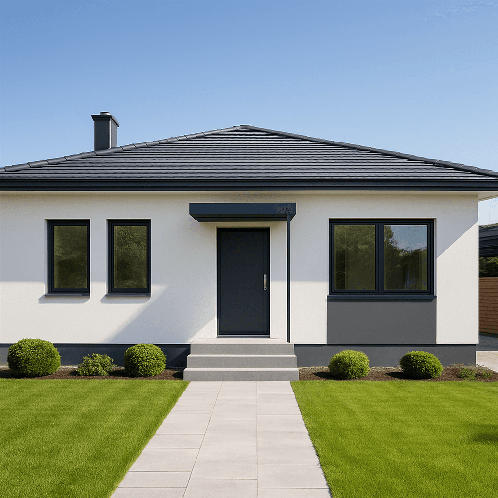 Haus nach KI-Renovierung